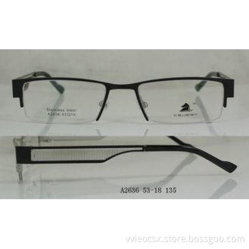 Retro Black Metal Optical Frames , Spectacles Frames For Me